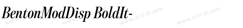 BentonModDisp BoldIt字体转换 BentonModDisp BoldIt字体转换